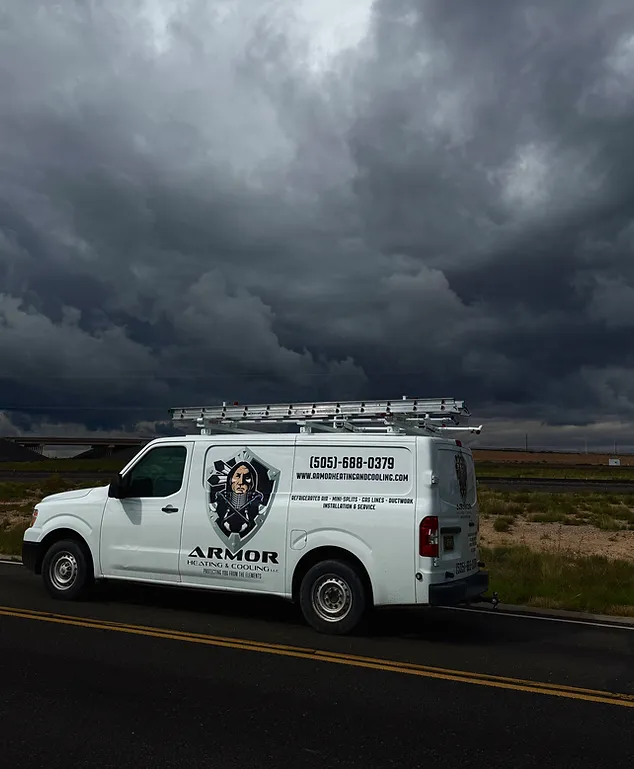 Armor Heating & Cooling service van